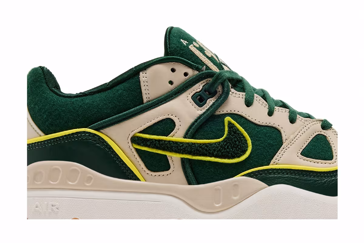 Nigo x Nike Air Force 3 SP College Pack - Forest Green, view 3