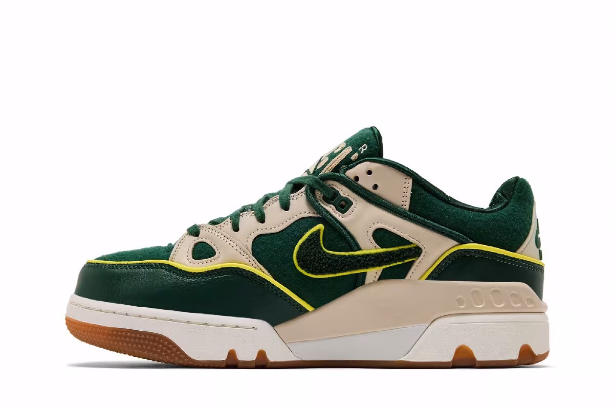 Nigo x Nike Air Force 3 SP College Pack - Forest Green, view 4