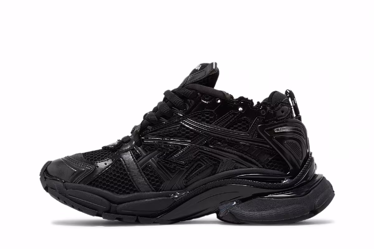 Balenciaga Women's Runner Sneaker Black, view 4