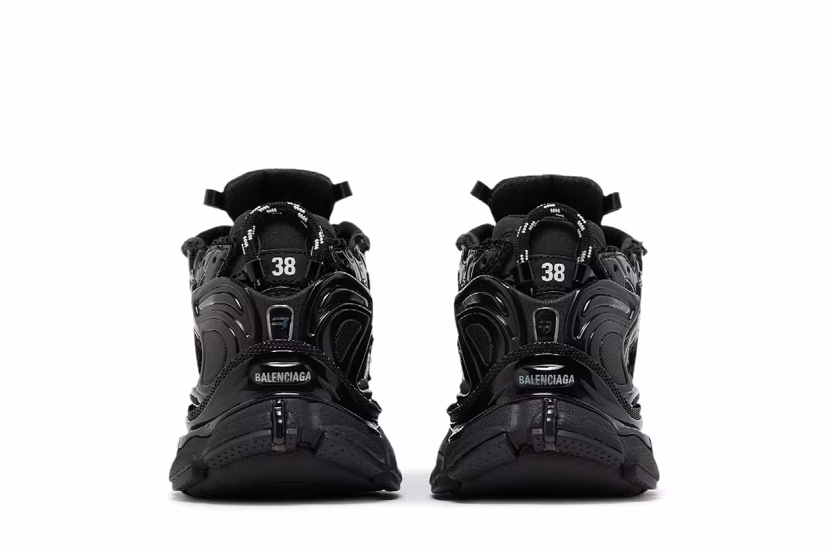 Balenciaga Women's Runner Sneaker Black, view 7
