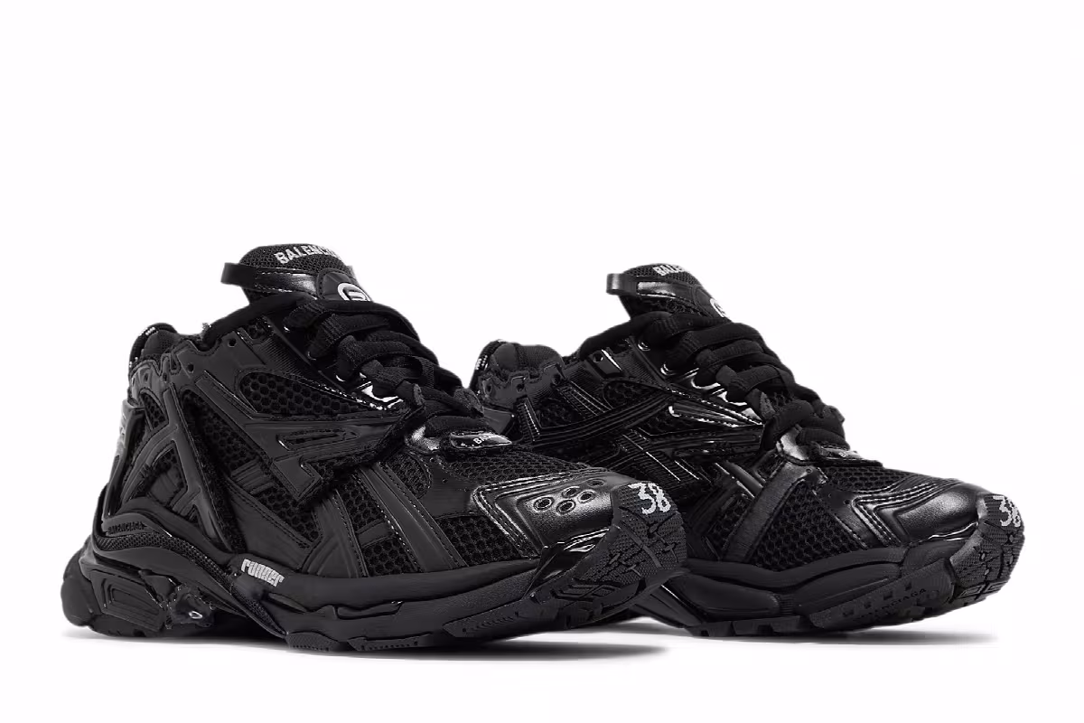 Balenciaga Women's Runner Sneaker Black, view 9