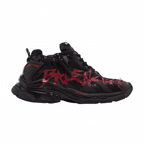 Balenciaga Runner Sneaker 'Graffiti - Black Red'