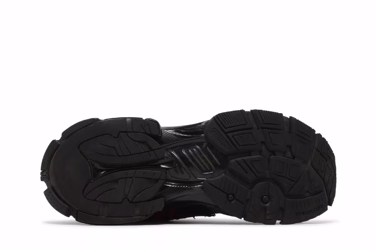 Balenciaga Runner Sneaker Graffiti - Black Red, view 5
