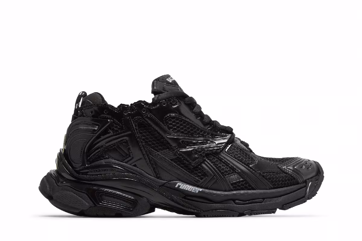 Balenciaga Runner Sneaker Black, view 2