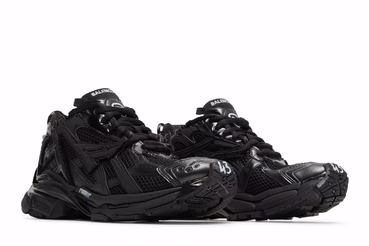 Balenciaga Runner Sneaker Black, view 9