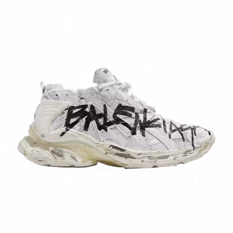 Balenciaga Runner Sneaker 'Graffiti - White Black'