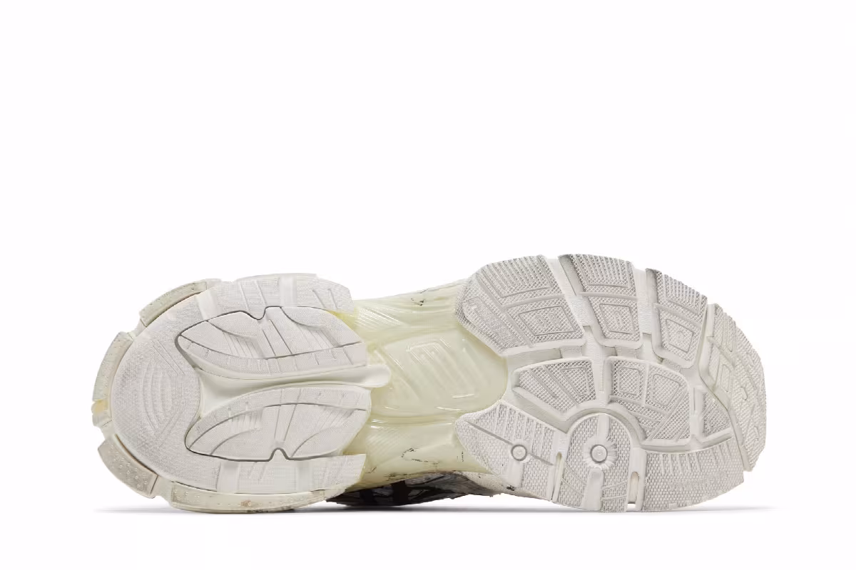 Balenciaga Runner Sneaker Graffiti - White Black, view 5