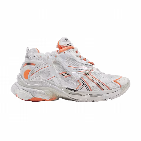 Balenciaga Wmns Runner Sneaker 'White Fluo Orange'