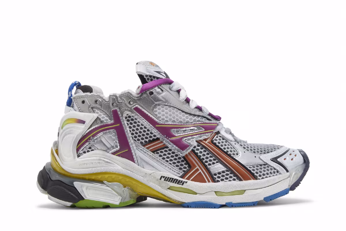 Balenciaga Women's Runner Sneaker Grey, view 2