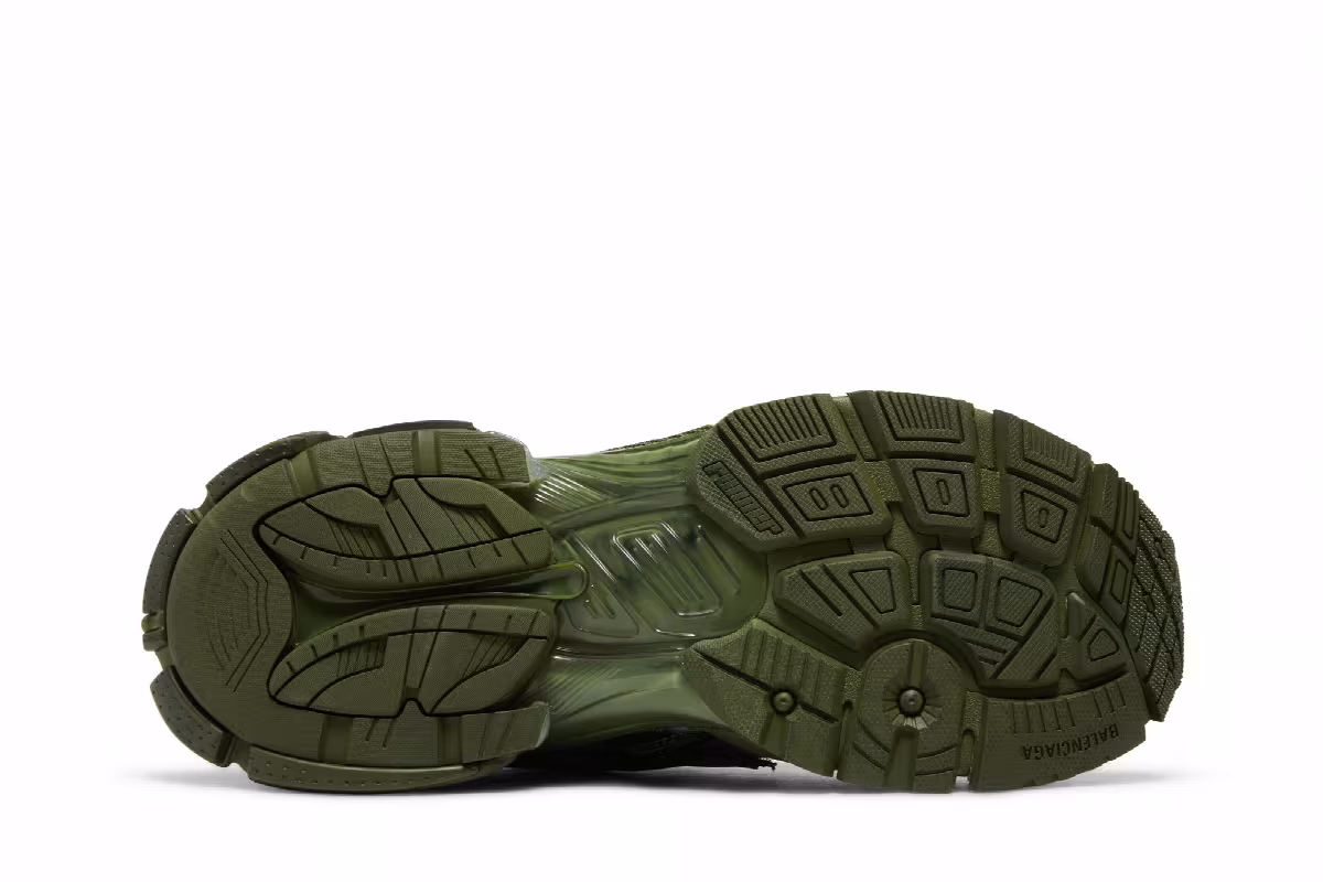 Balenciaga Runner Sneaker Dark Green, view 5