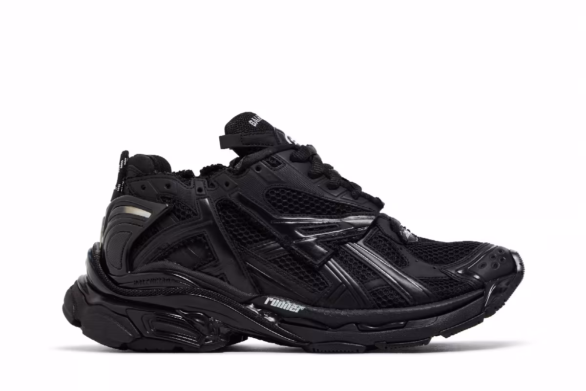 Balenciaga Runner Sneaker Black, view 2