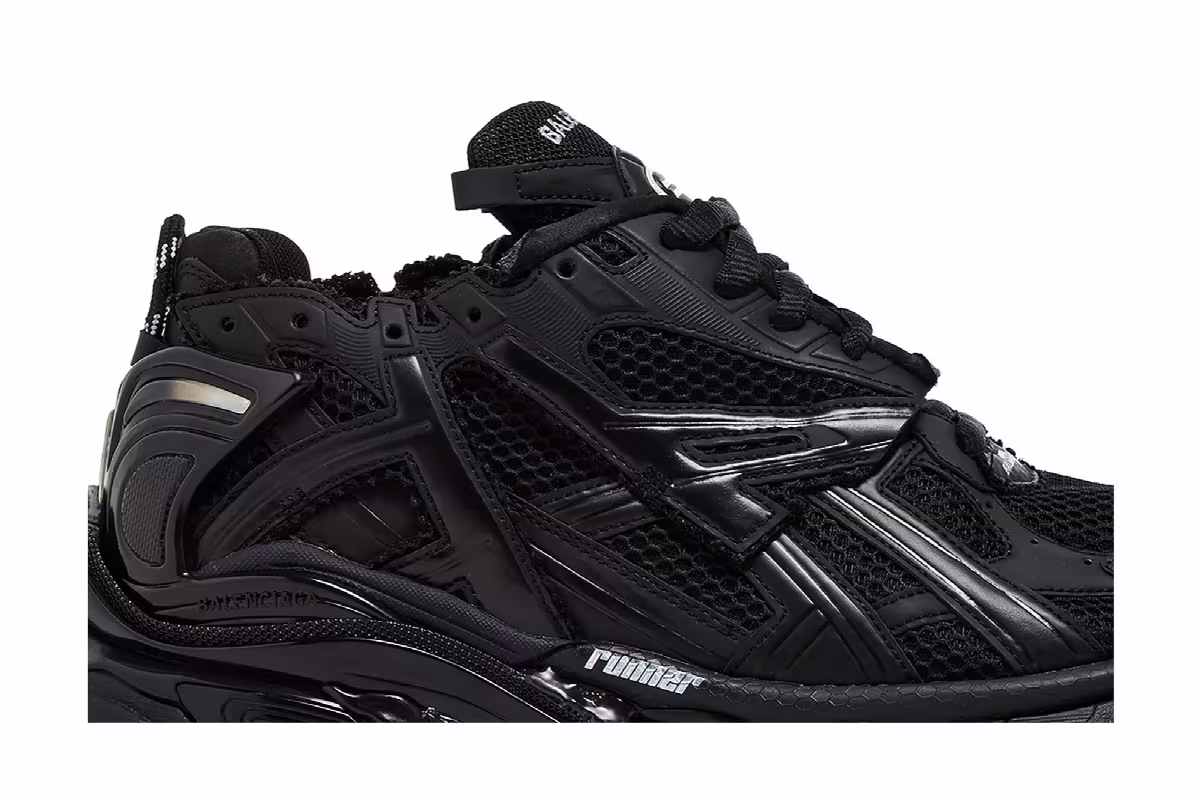 Balenciaga Runner Sneaker Black, view 3