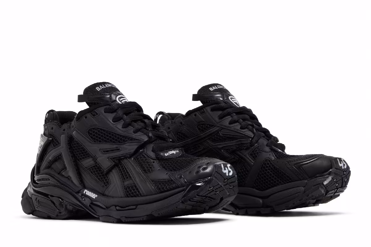 Balenciaga Runner Sneaker Black, view 9