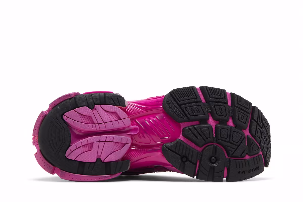 Balenciaga Women's Runner Sneaker Dark Pink, view 5