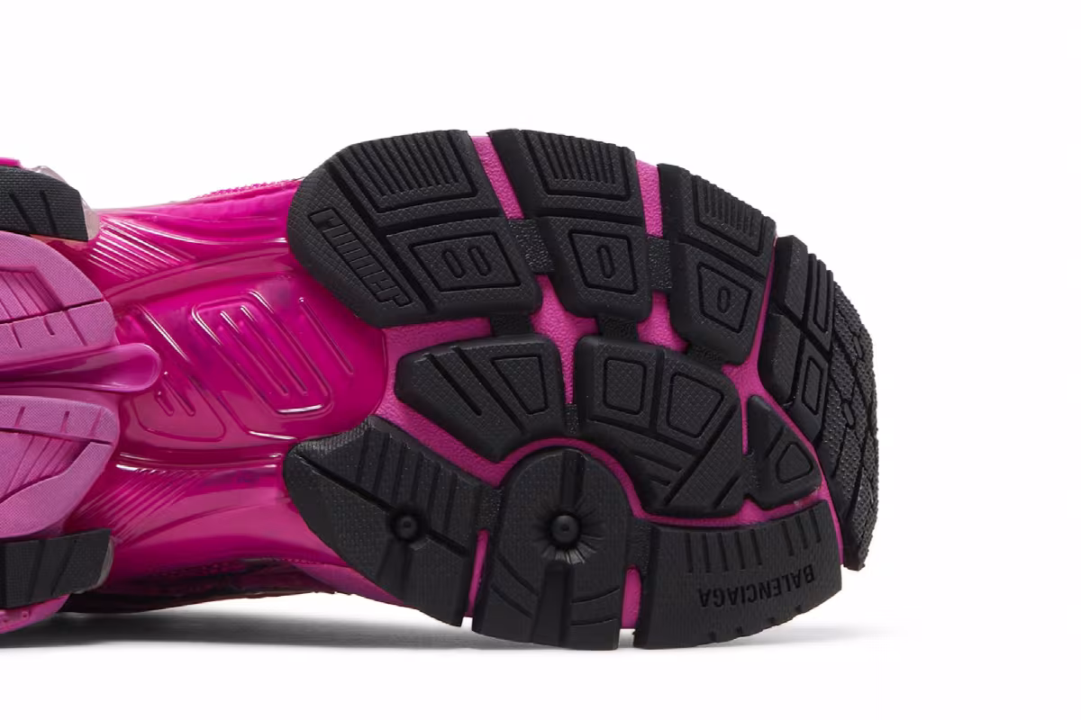 Balenciaga Women's Runner Sneaker Dark Pink, view 6