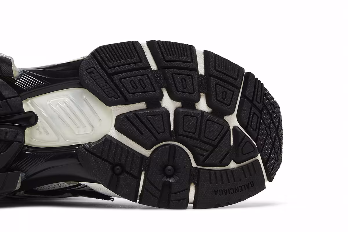 Balenciaga Runner High White Black, view 6