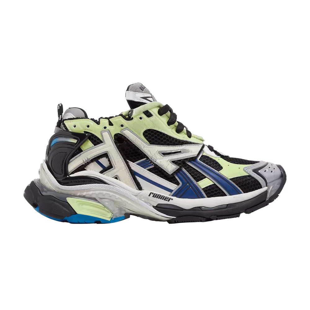 Balenciaga Runner Sneaker Grey Blue Green