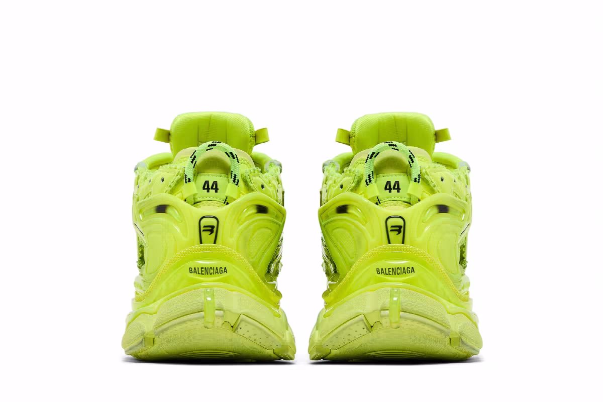 Balenciaga Runner Sneaker Fluo Yellow, view 7