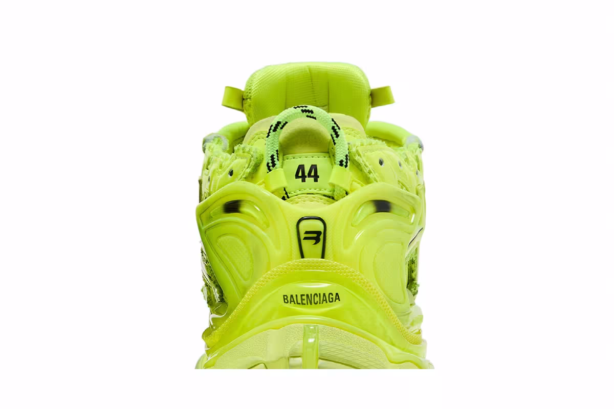 Balenciaga Runner Sneaker Fluo Yellow, view 8