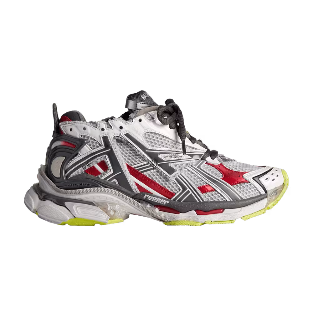 Balenciaga Runner Sneaker Black White Red Fluo Yellow 2022