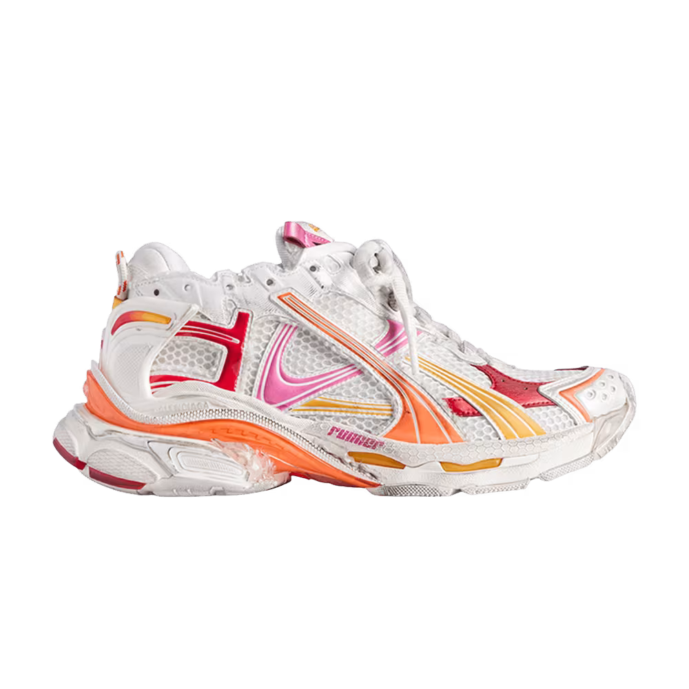 Balenciaga Runner White Orange Pink