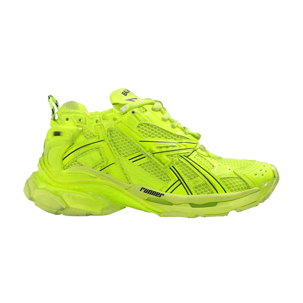 Balenciaga Women's Runner Sneaker Fluo Yellow