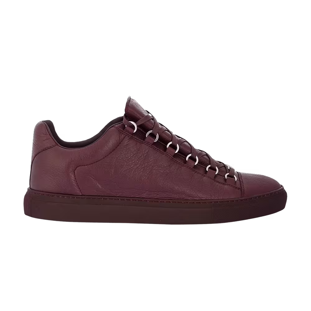 Balenciaga Arena Low Red Burgundy