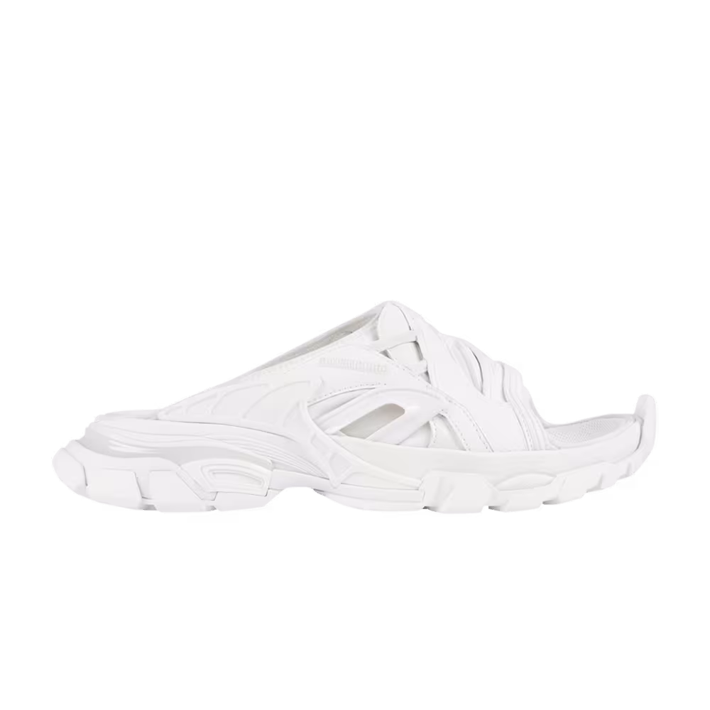 Balenciaga Women's Track Slide Sandal White