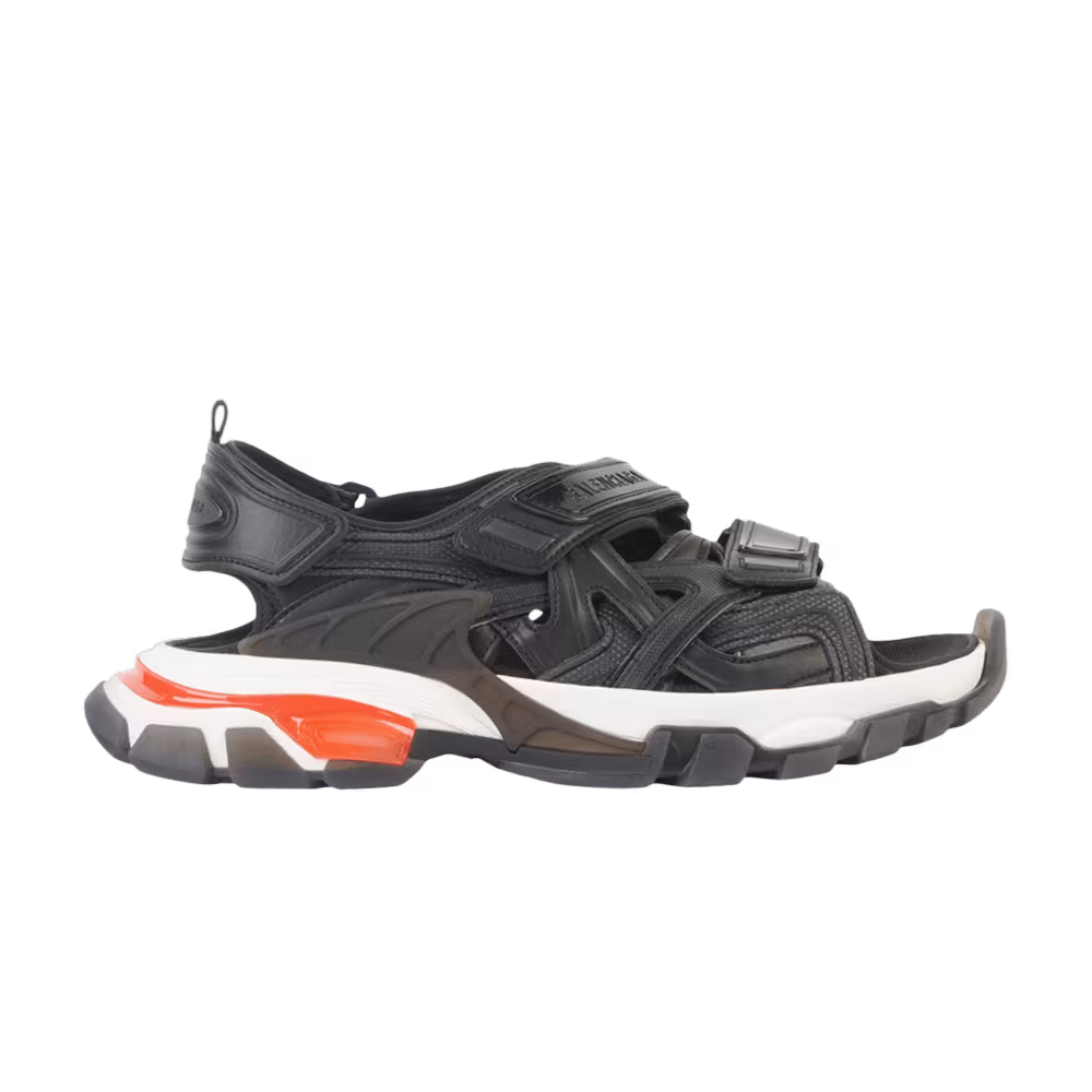 Balenciaga Track Sandal Clearsole - Black Red