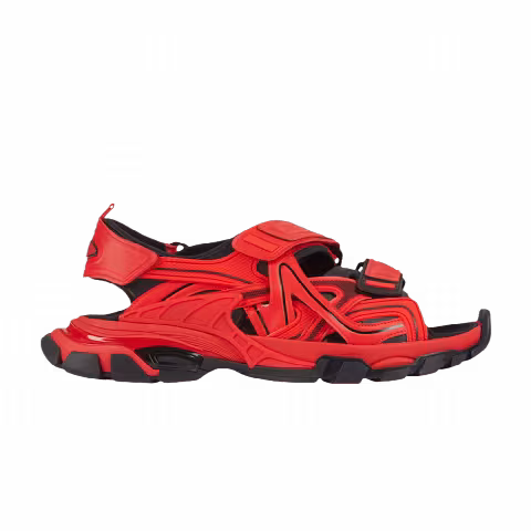 Balenciaga Track Sandal 'Red Black'