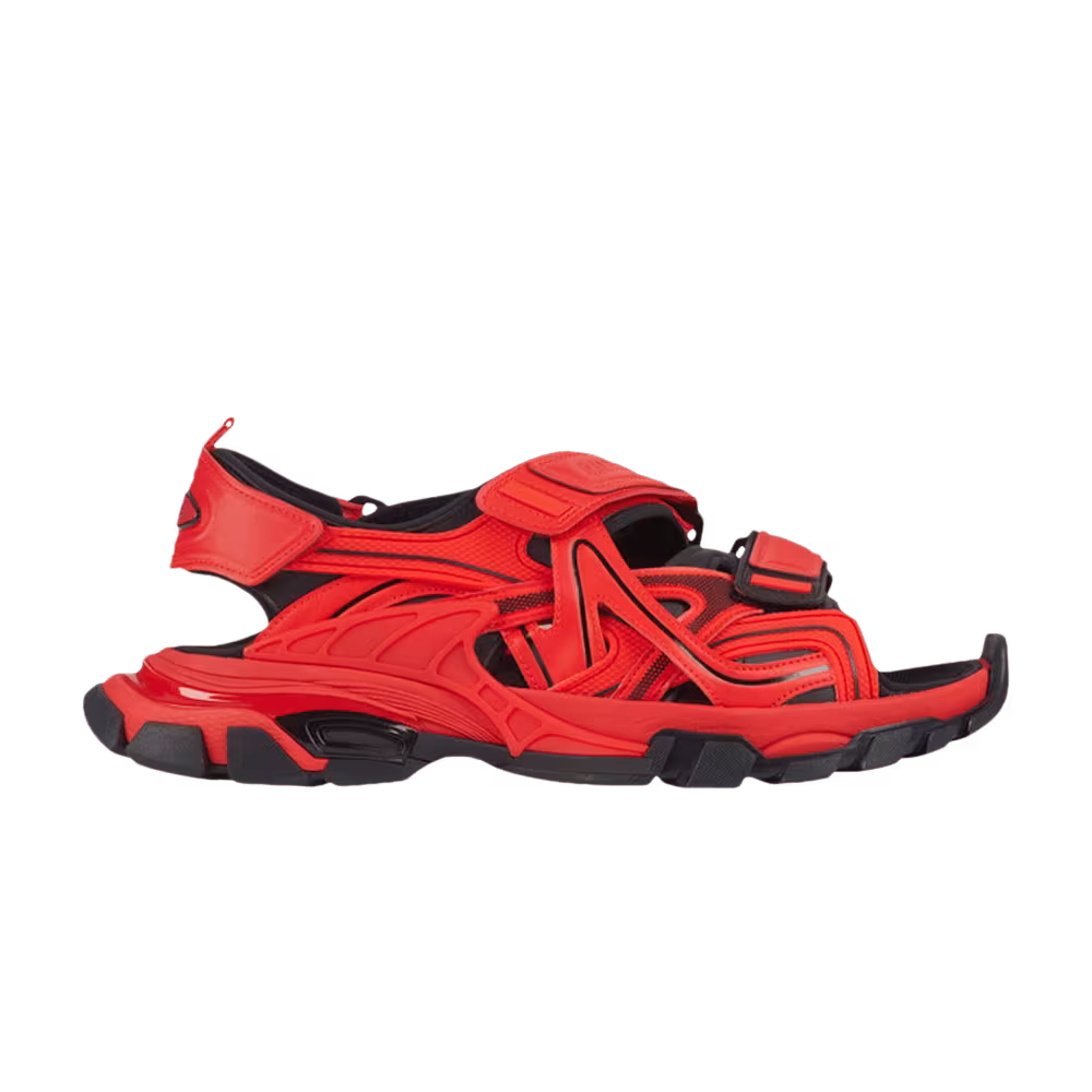 Balenciaga Track Sandal Red Black