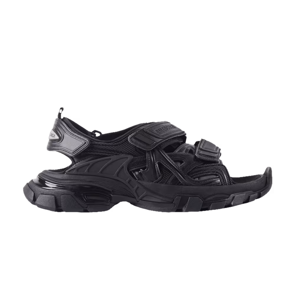 Balenciaga Women's Track Sandal Triple Black