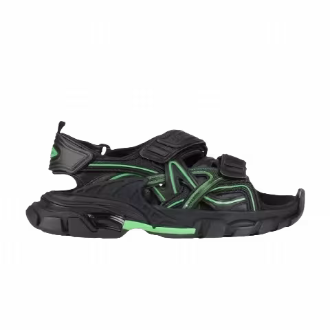 Balenciaga Wmns Track Sandal 'Black Green'
