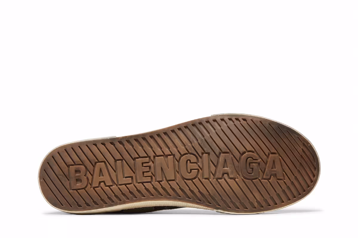 Balenciaga Paris High BB Monogram - Dark Mink Grey, view 5