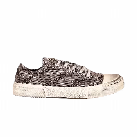 Balenciaga Wmns Paris Low 'BB Monogram - Dark Mink Grey'