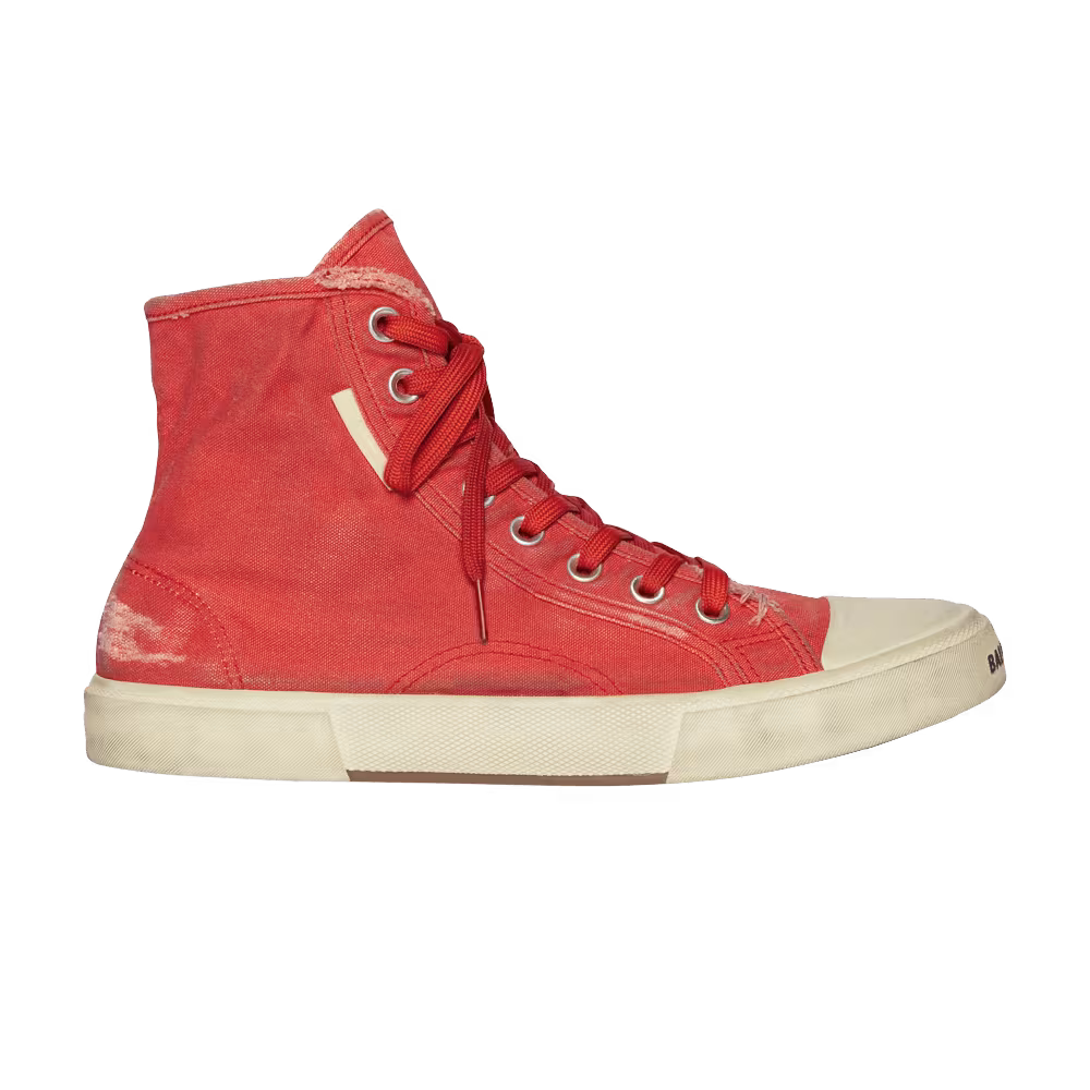 Balenciaga Women's Paris High Destroyed - Red