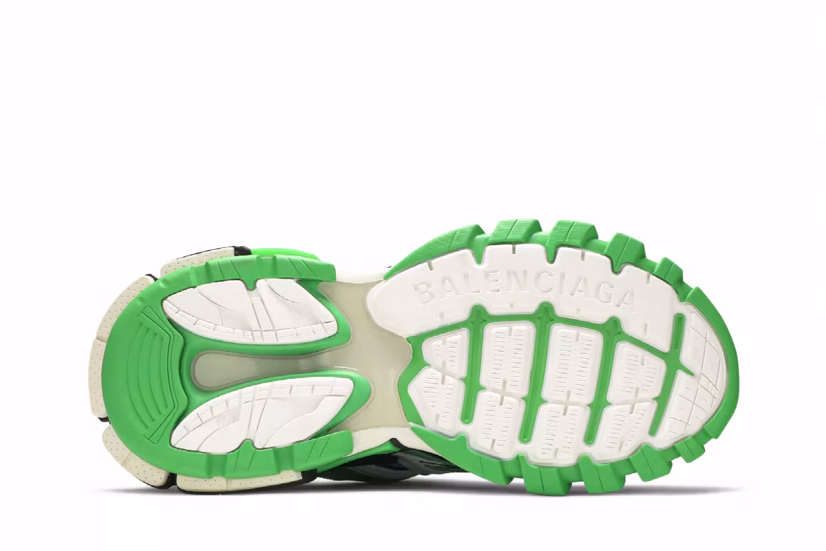 Balenciaga Track.2 Sneaker White Green, view 5