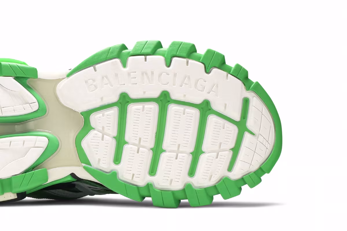 Balenciaga Track.2 Sneaker White Green, view 6