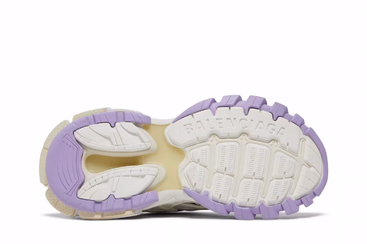 Balenciaga Women's Track.2 Sneaker Purple White, view 5