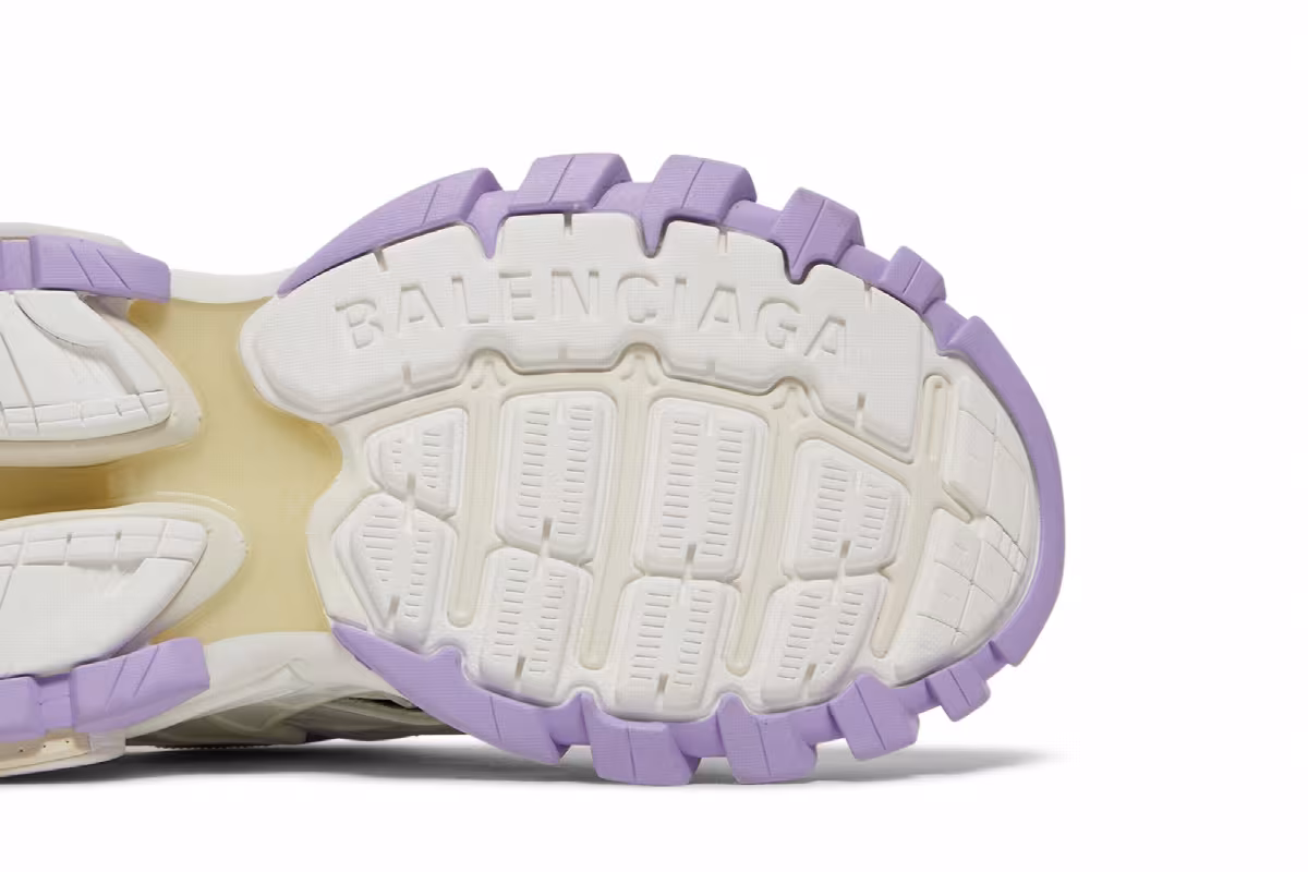 Balenciaga Women's Track.2 Sneaker Purple White, view 6