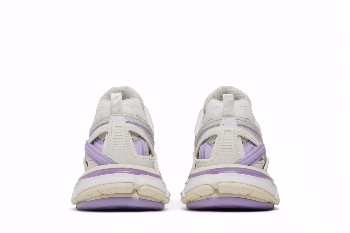 Balenciaga Women's Track.2 Sneaker Purple White, view 7