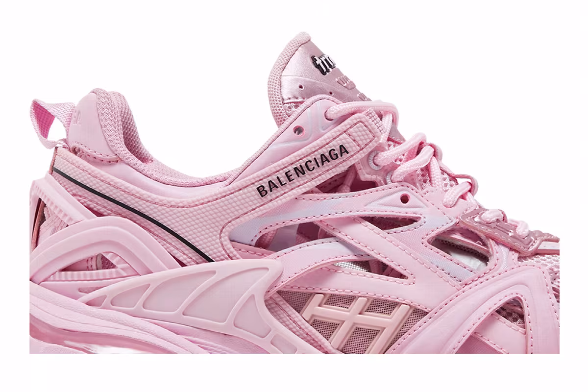 Balenciaga Women's Track.2 Sneaker Pink, view 3