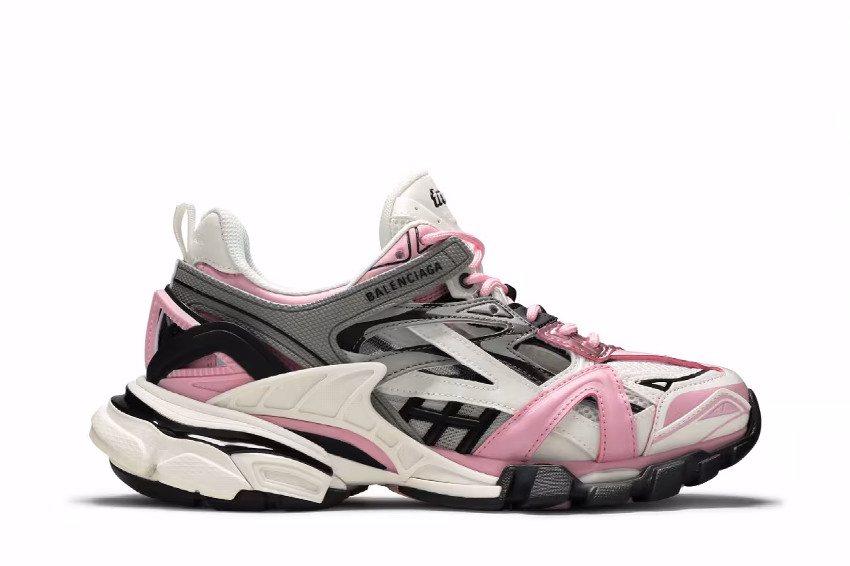 Balenciaga Women's Track.2 Sneaker Pink, view 2