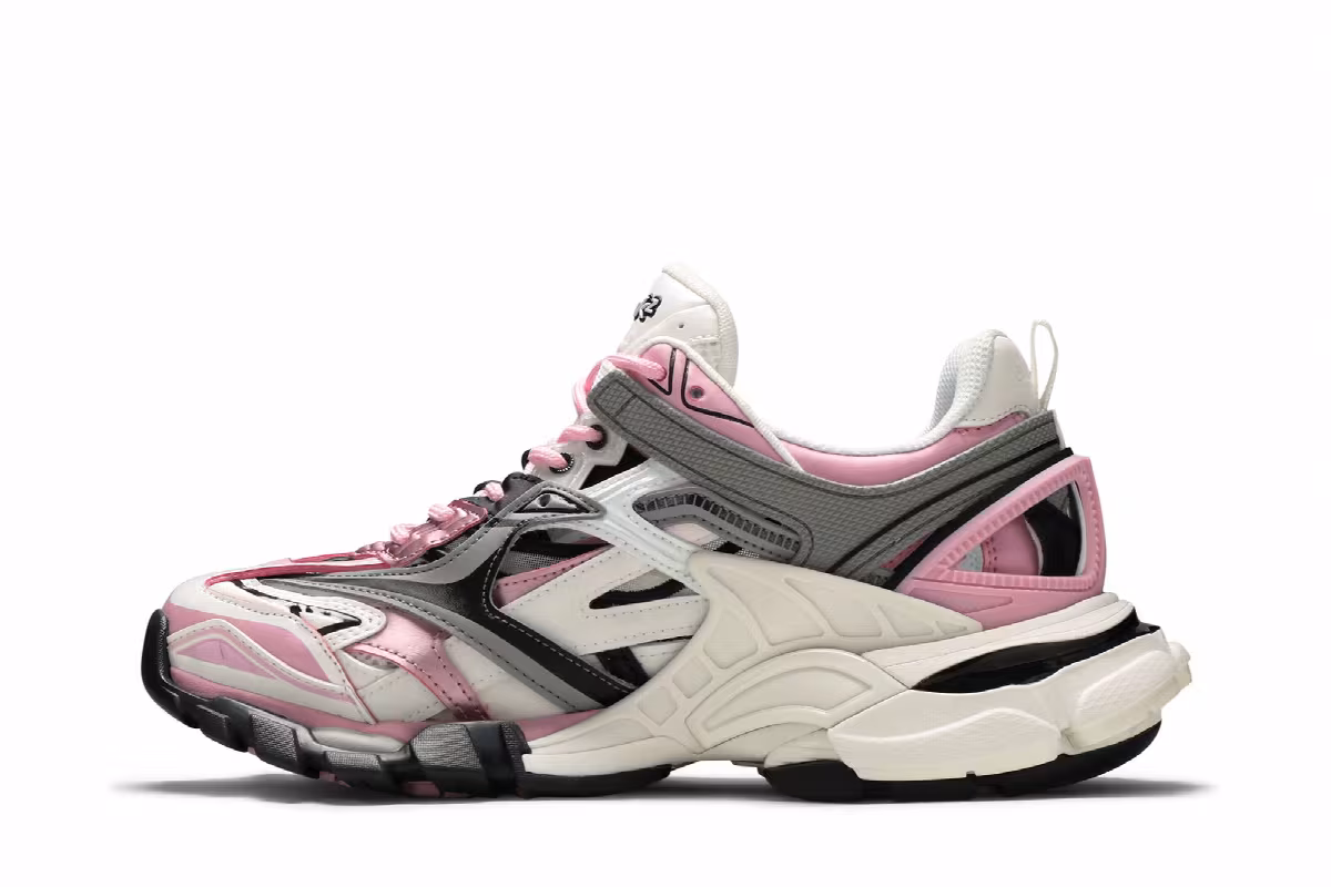 Balenciaga Women's Track.2 Sneaker Pink, view 4