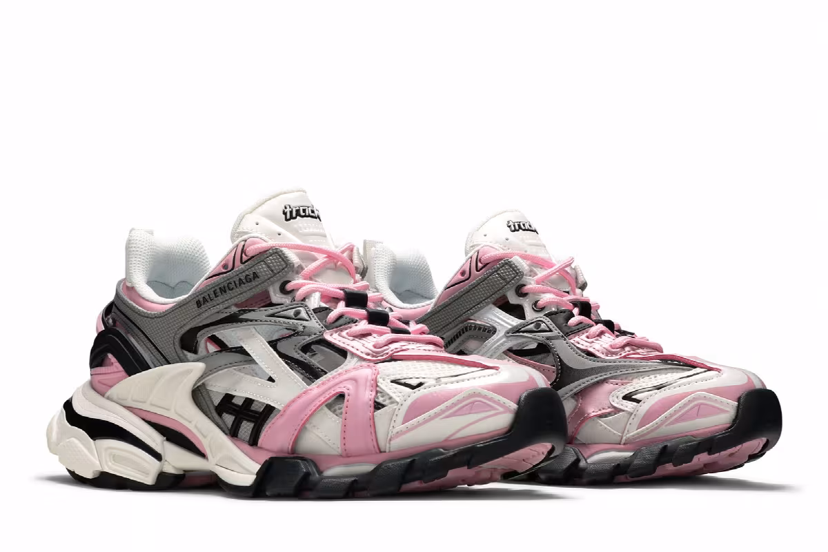 Balenciaga Women's Track.2 Sneaker Pink, view 9