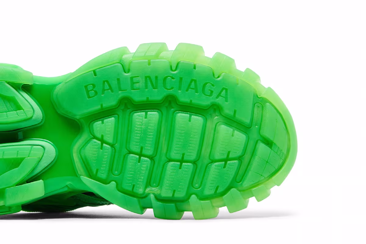 Balenciaga Track.2 Sneaker Clear Sole - Green, view 6