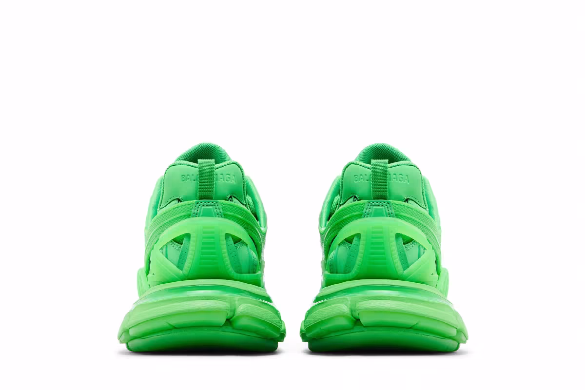 Balenciaga Track.2 Sneaker Clear Sole - Green, view 7