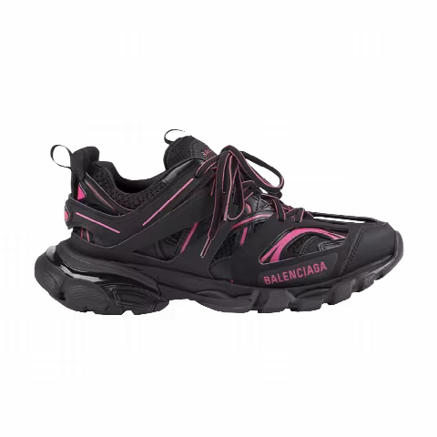 Balenciaga Wmns Track Sneaker 'Black Neon Pink'