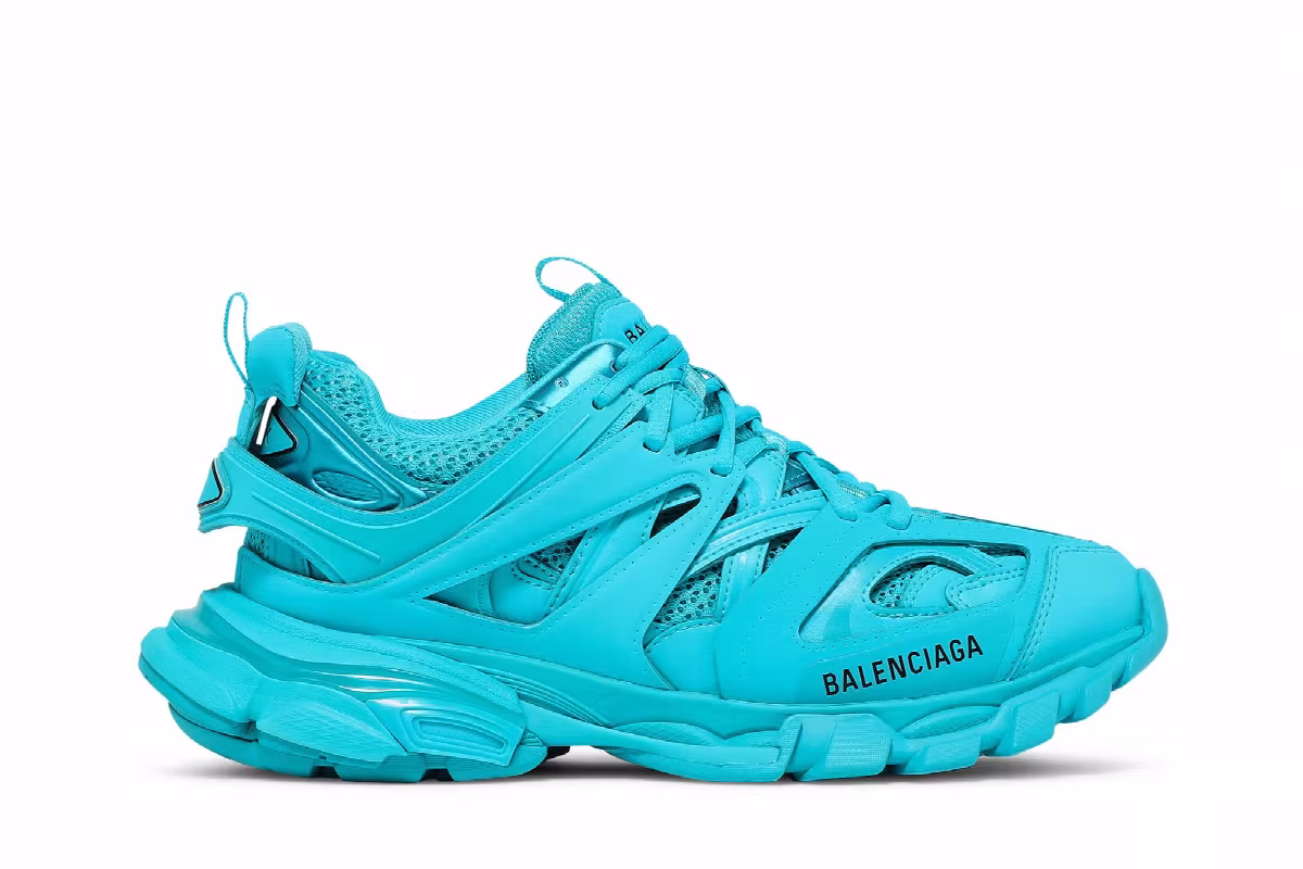 Balenciaga Women's Track Trainer Light Blue, view 2