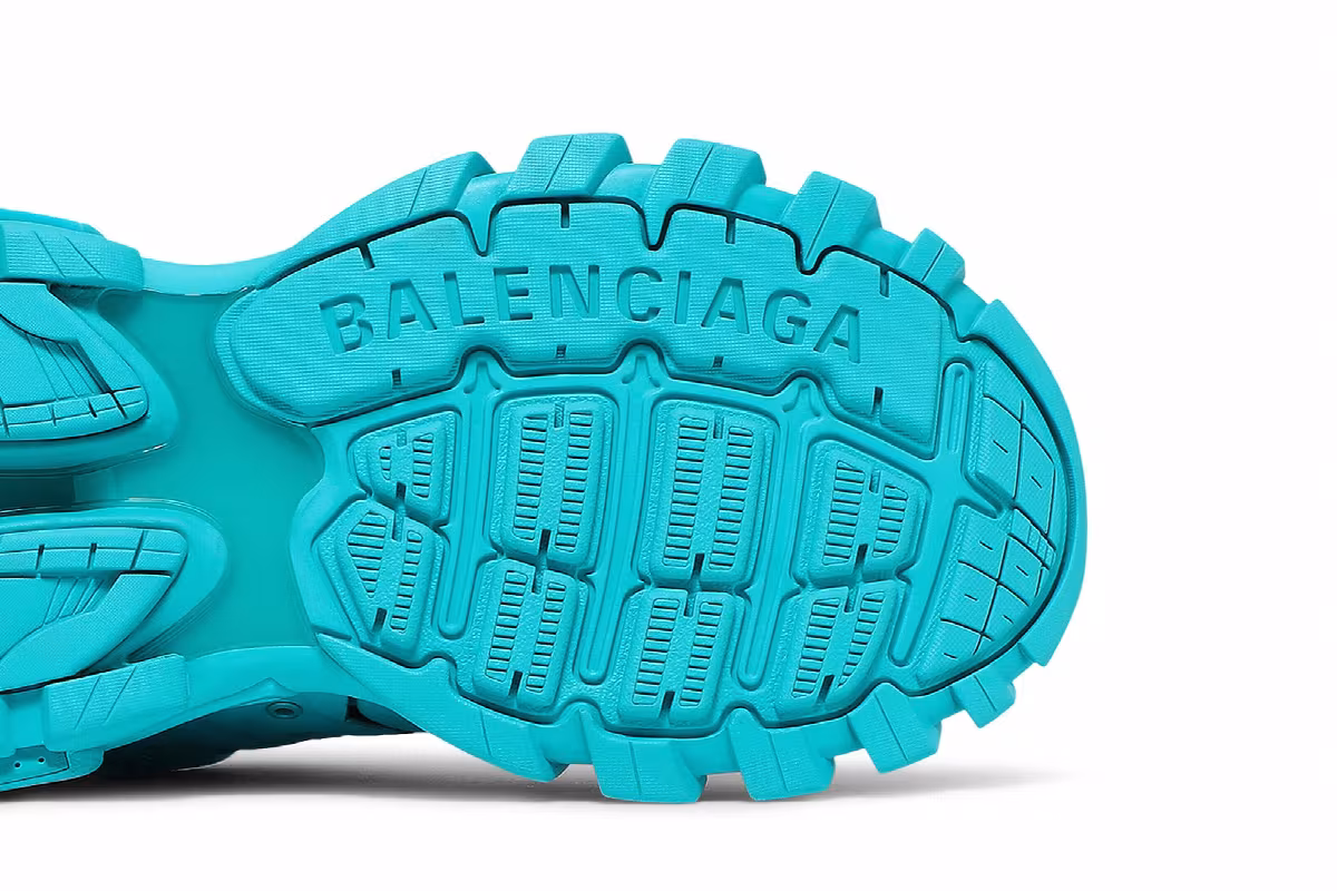 Balenciaga Women's Track Trainer Light Blue, view 6